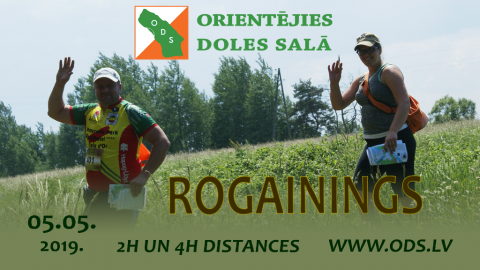 Orientējies Doles salā 05.05.2019. rogaininga afiša