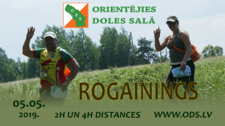 Orientējies Doles salā 05.05.2019. rogaininga afiša